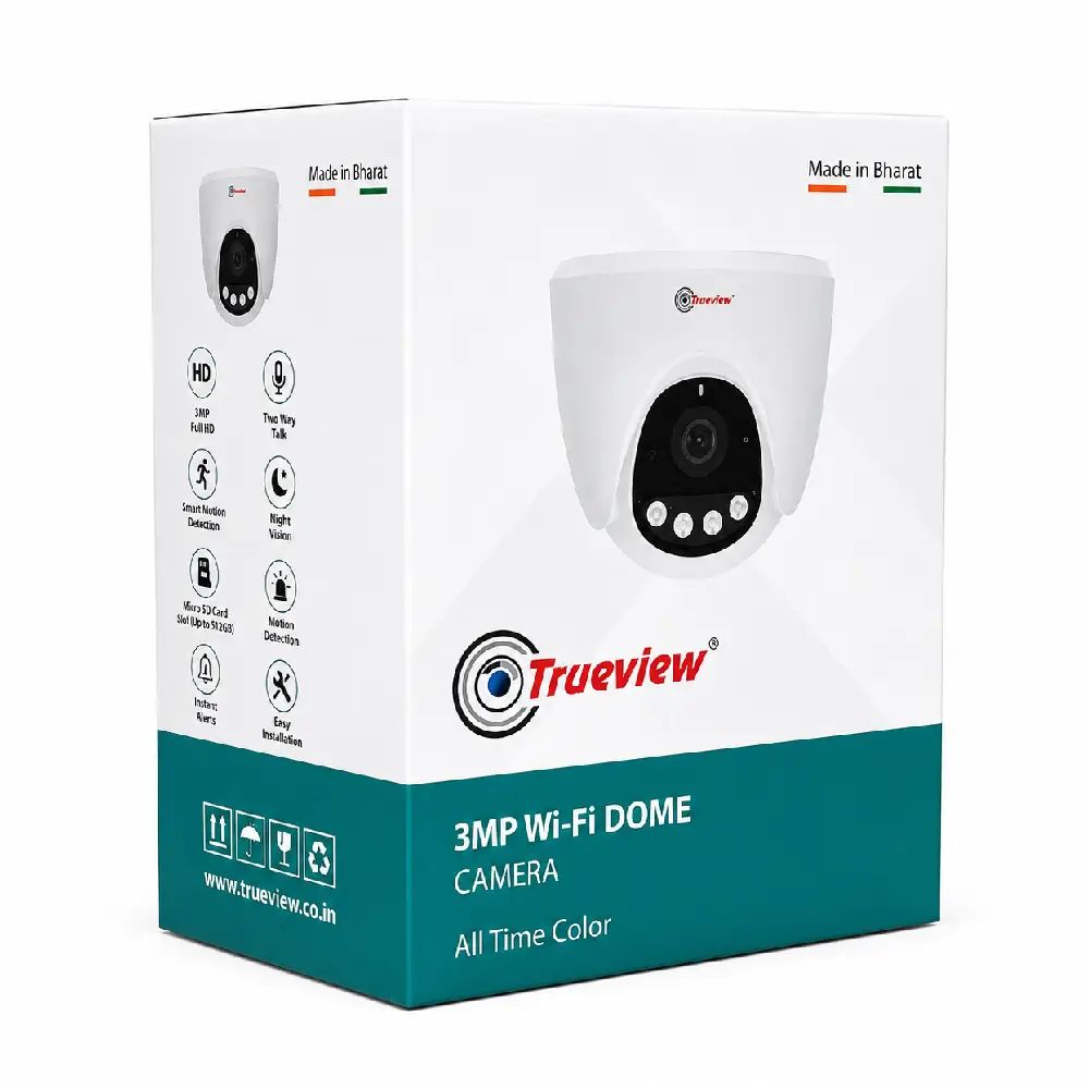 Trueview 3MP Wi-Fi Dome Camera With Two Way Audio (T18294S)