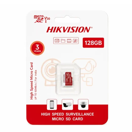 Hikvision Micro SD Card 128GB For CCTV Camera and Smart Phone