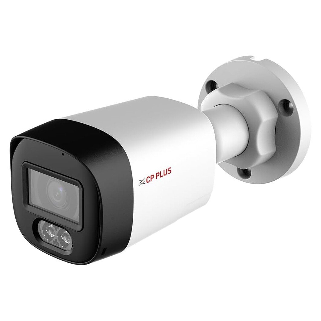 CP Plus 2.4MP HD Bullet Camera | Two-Way Talk (Mic + Speaker) | Dual Light 30m | 2 Year Warranty | CP-UMC-TA24L3-L