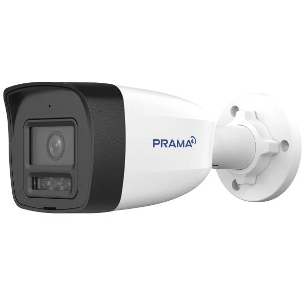 Prama 4MP RanginView IP Bullet | Dual-Light IR + White 30M | Built-in Mic | 120dB WDR | H.265 | PoE | IP67 | 2 Year Warranty | PT-NC140D3-WNM(D2)