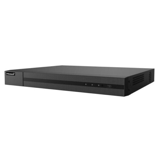 Prama 16 Channel NVR | 8MP 4K | H.265+ | HDMI 4K Output | 1 SATA | ONVIF | Mobile View | 2 Year Warranty | PT-NR1A16-Q1